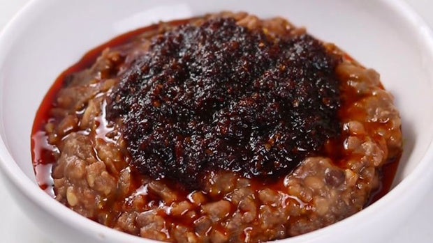 BEANS AND STEW (EWA AGOYIN) WITH DODO