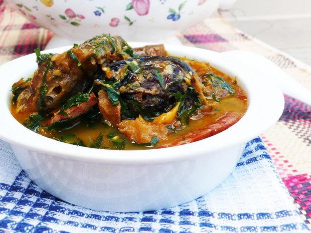 OFE OWERRI Soup With  Assorted Meats