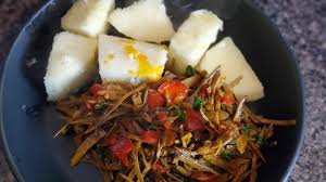 UGBA SAUCE WITH YAM